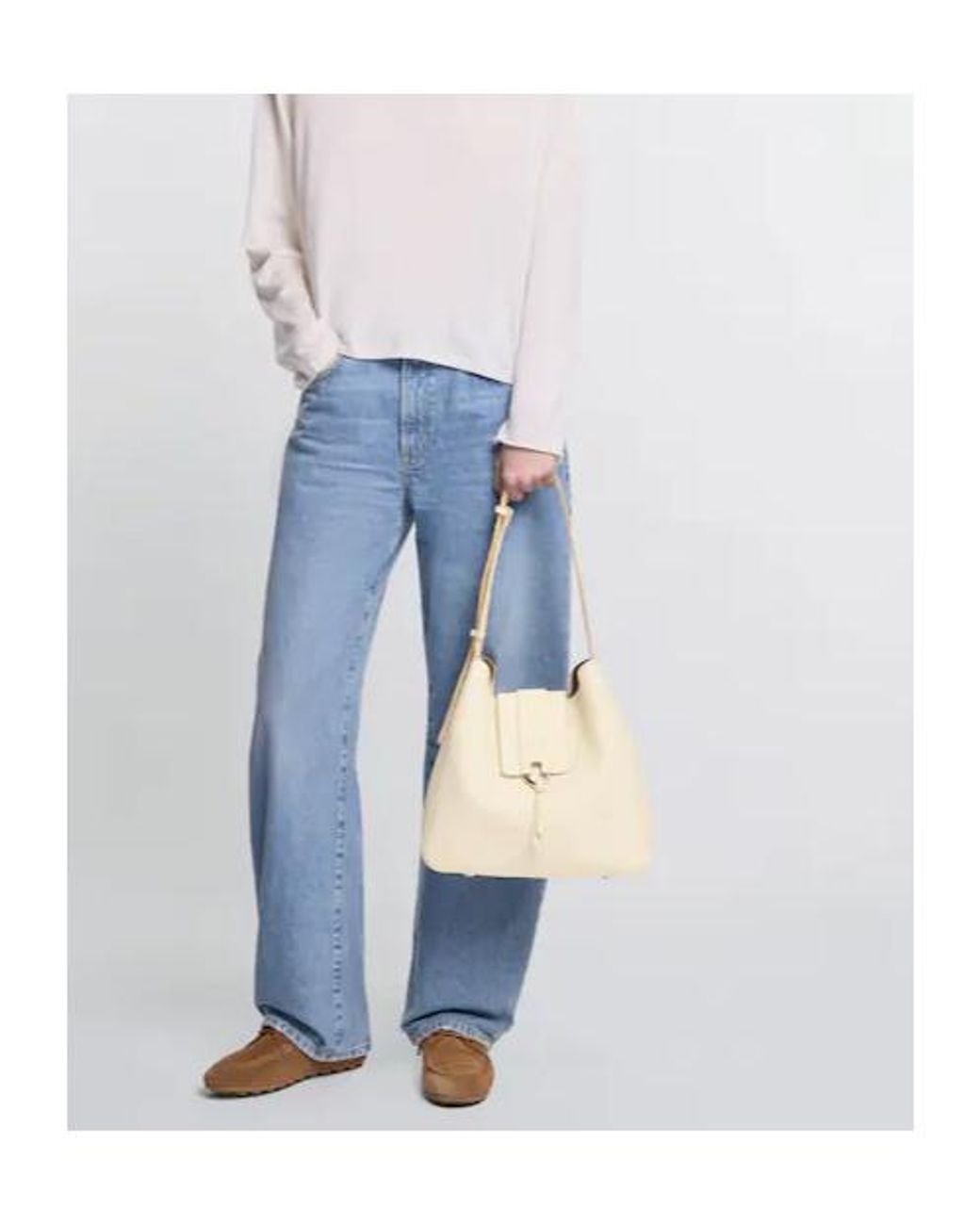 Hogan Natural Trend Hobo Shoulder Bag