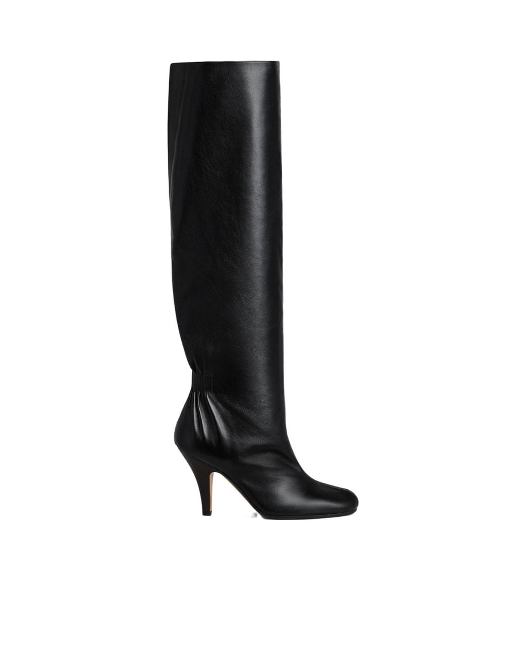 Phoebe Philo Black Slouchy Tall Boots