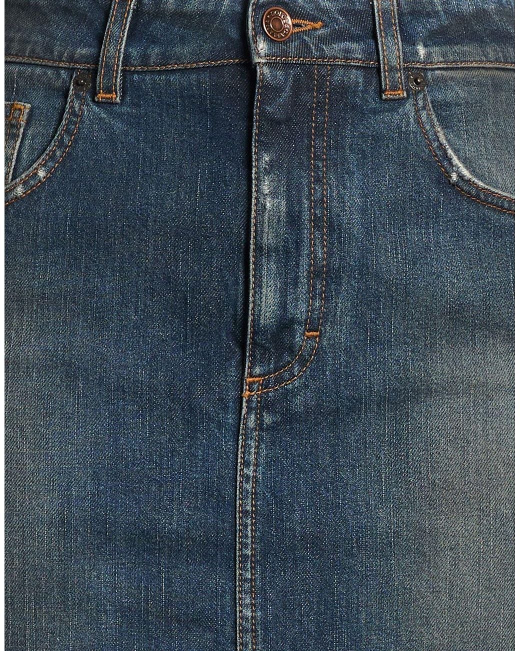 Dolce & Gabbana Blue Denim Skirts