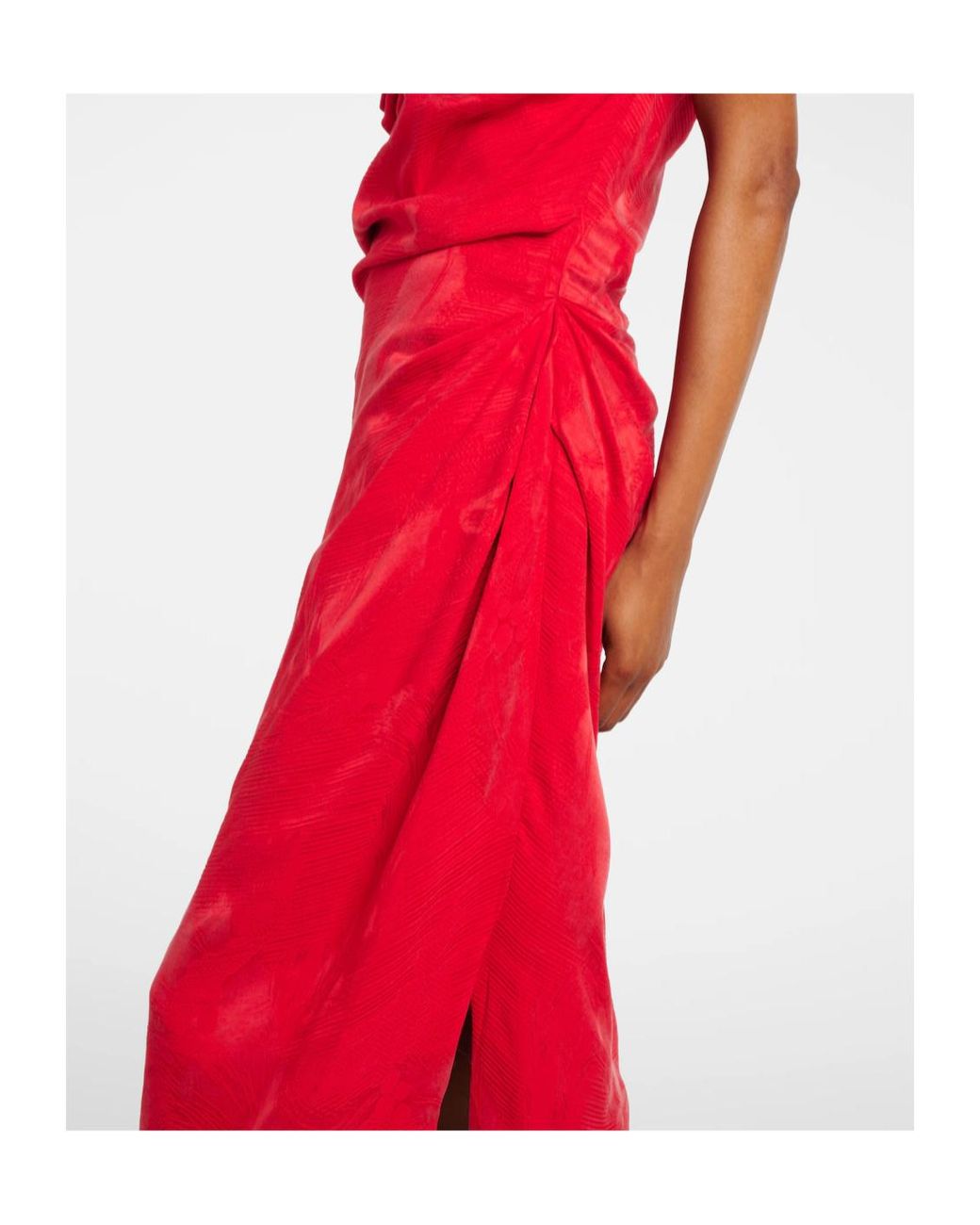 Vivienne Westwood Red Ginnie Jersey Midi Dress