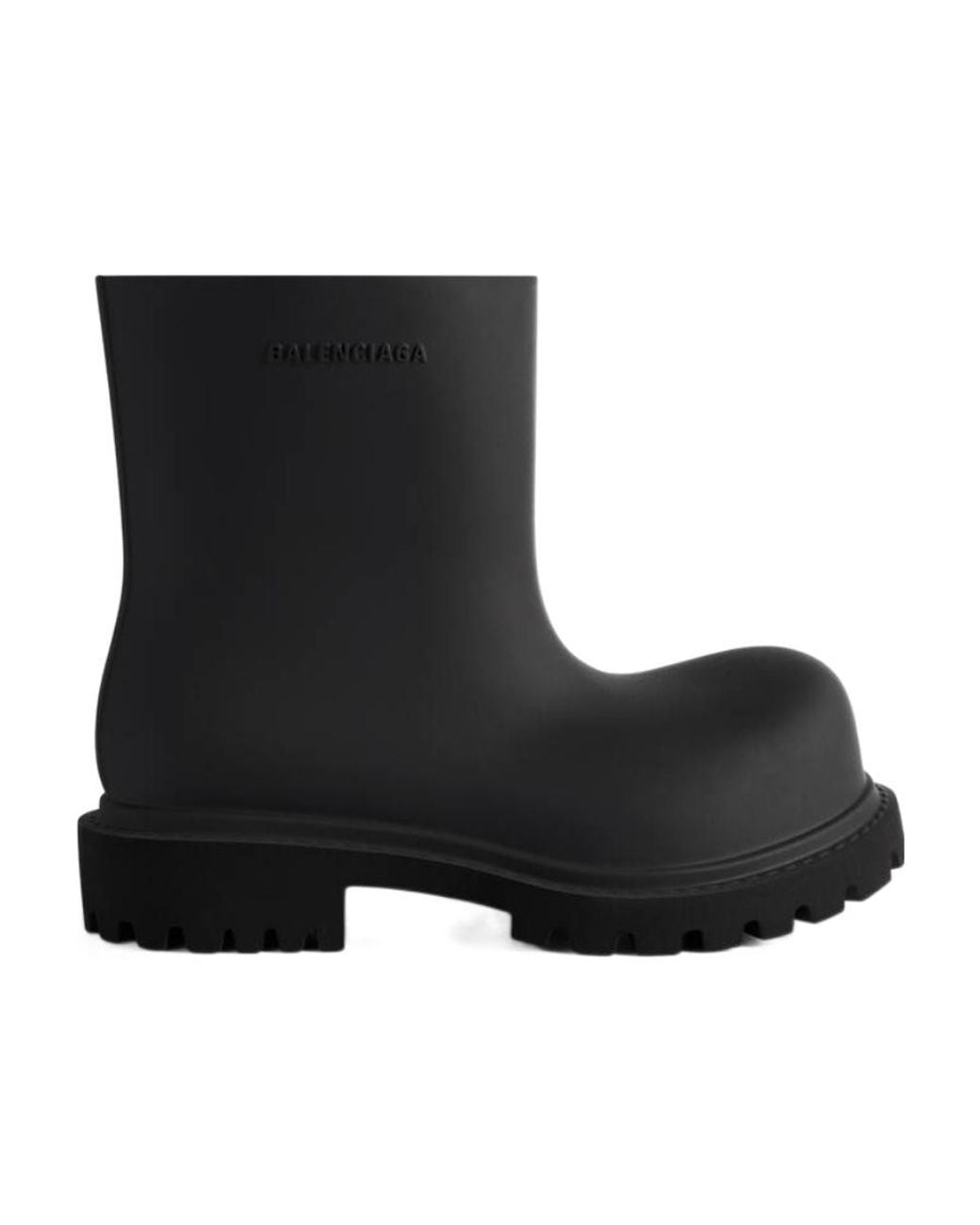 Balenciaga Black Steroid Ankle Boots