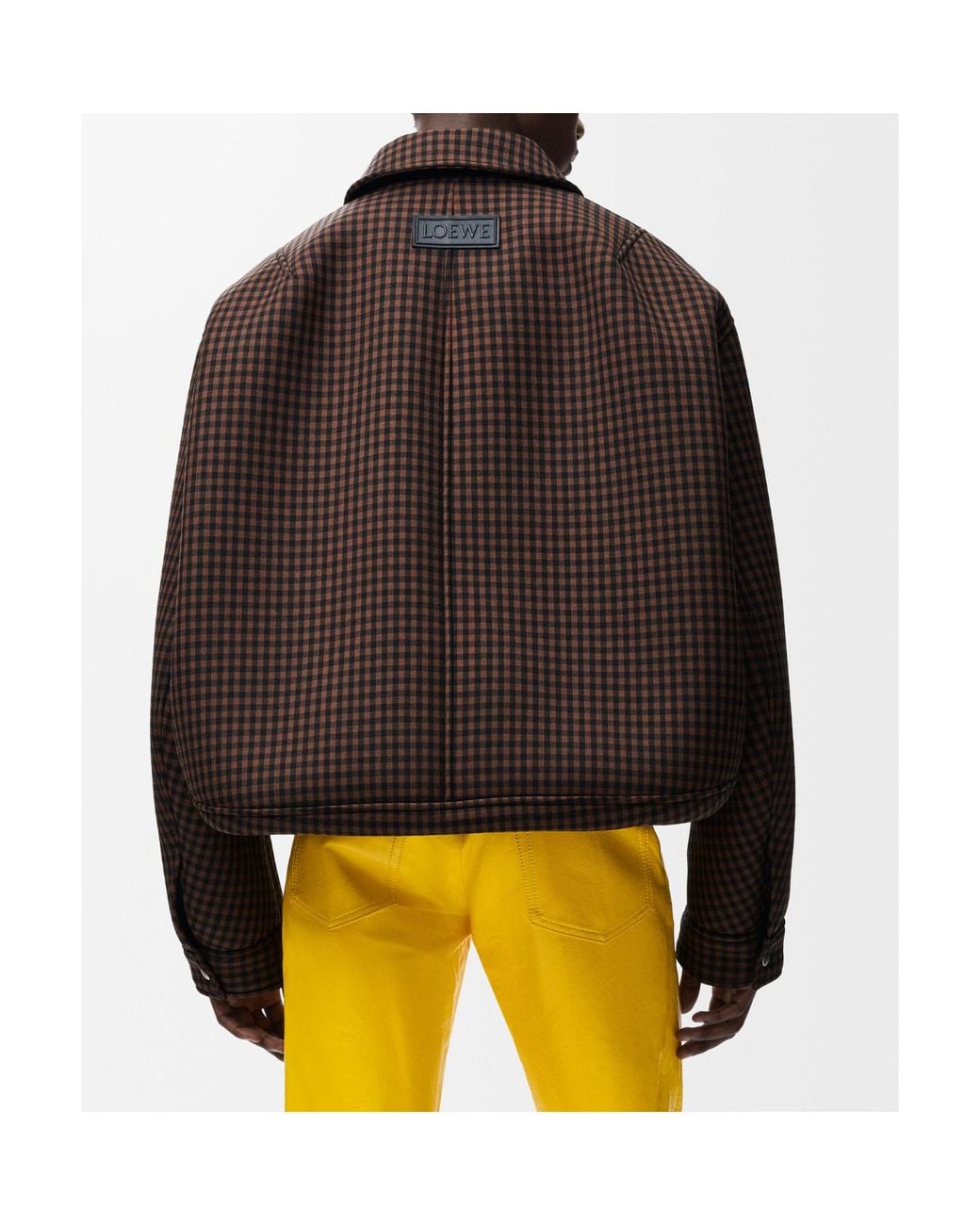 Loewe Brown Drawstring Jacket for men