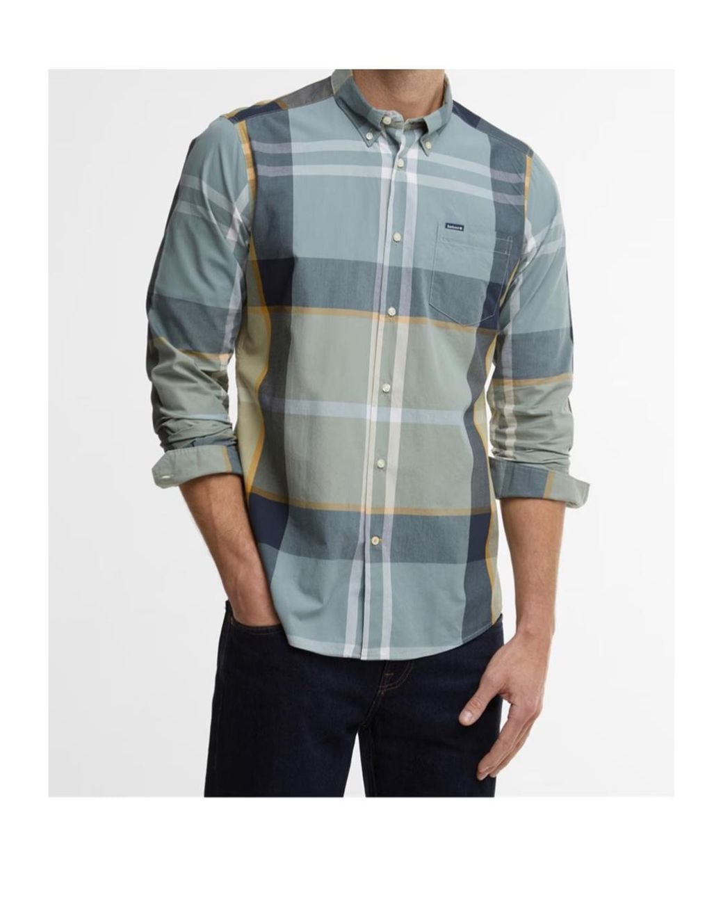 Barbour Blue Harris Shirt for men