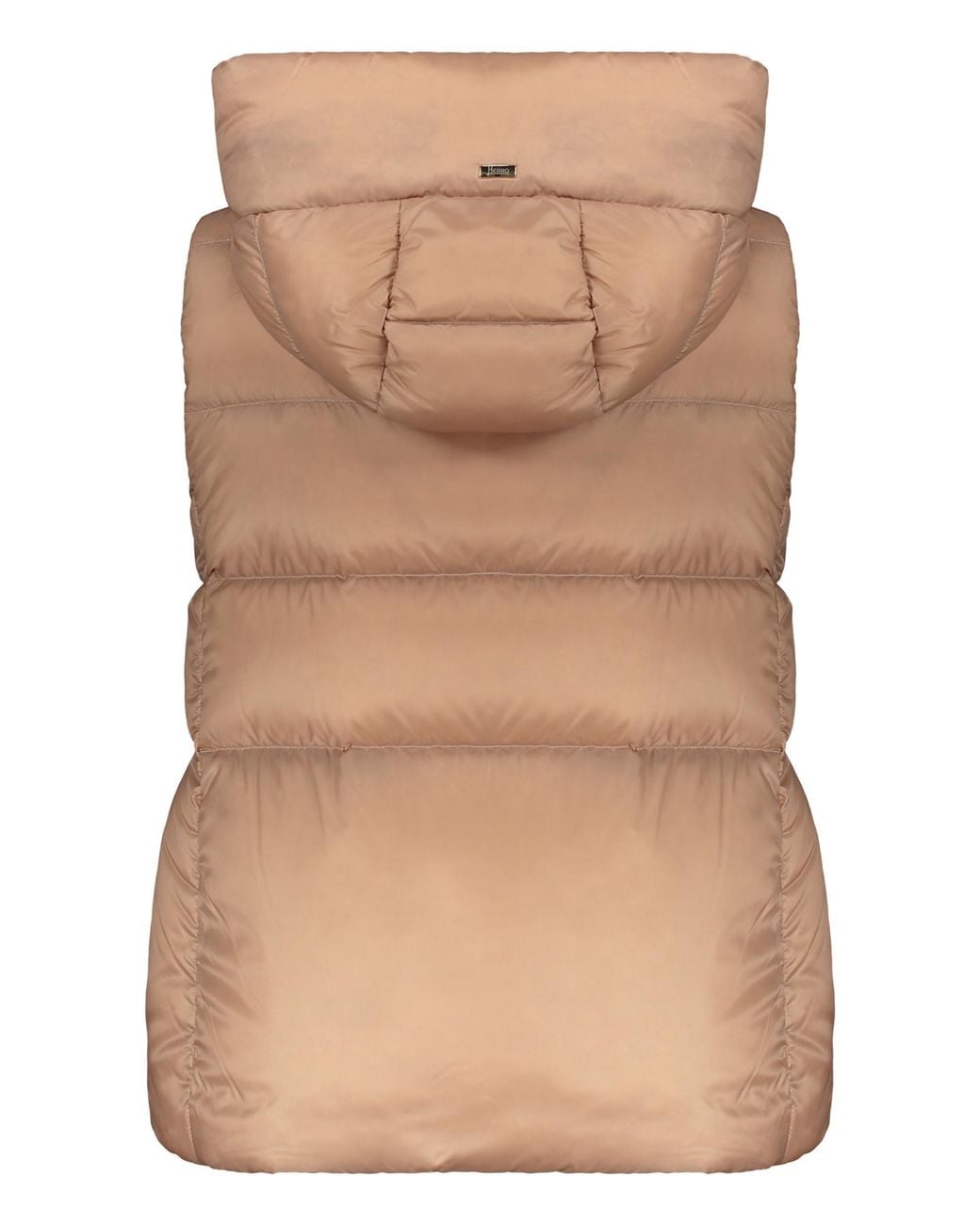 Herno Natural Hooded Padded Down Gilet