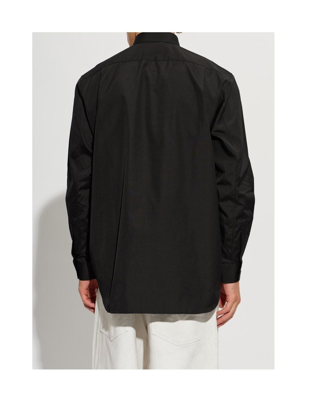COMME DES GARÇONS PLAY Black Long-Sleeved Shirt for men