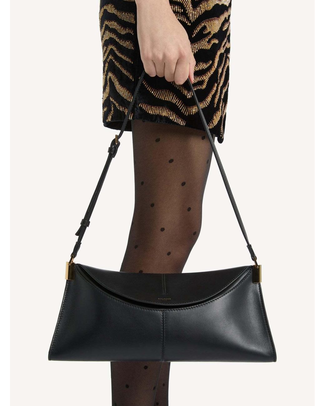 Balmain Black 64-83 Medium Bag