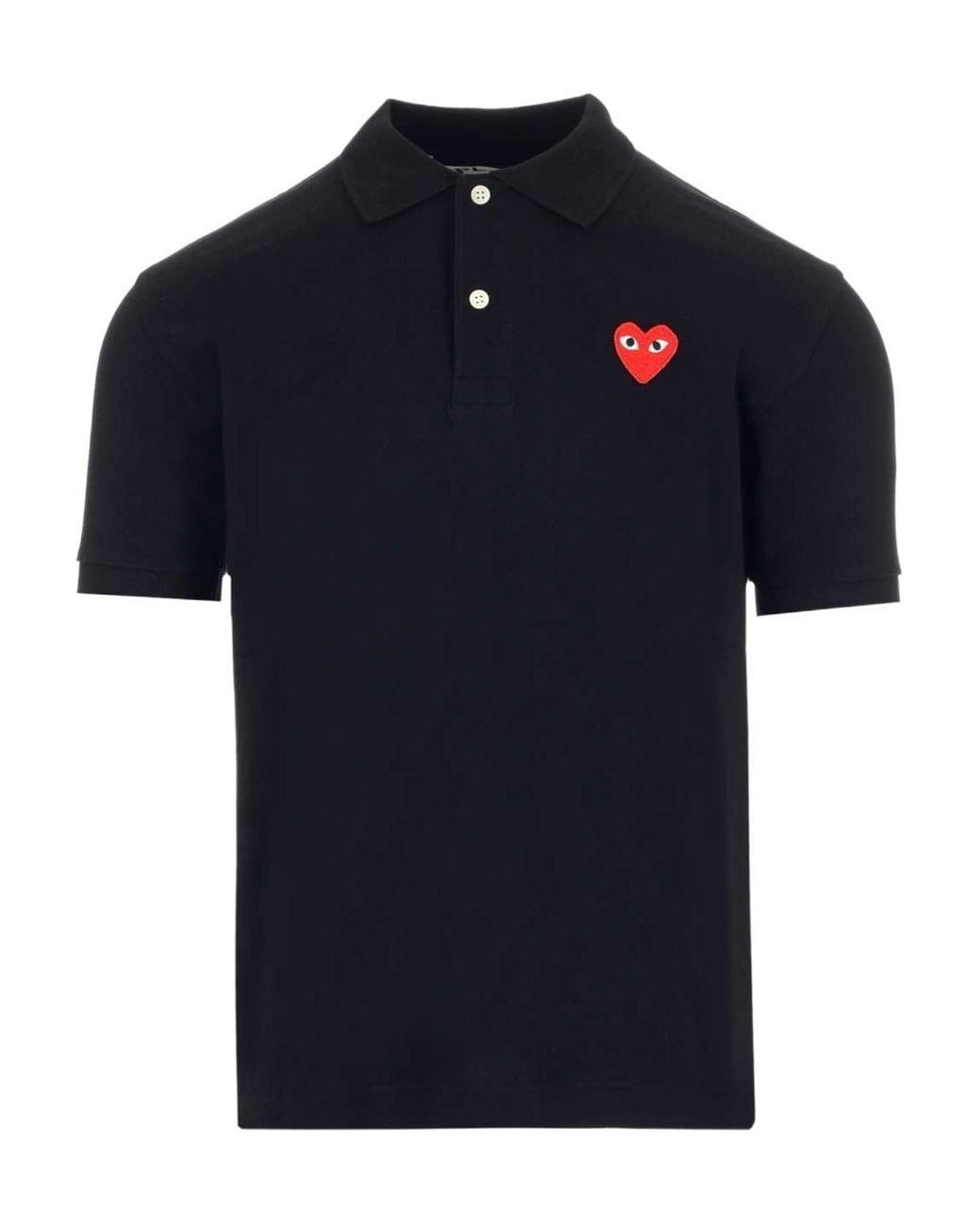 COMME DES GARÇONS PLAY Blue Tshirt Emblem Knit for men
