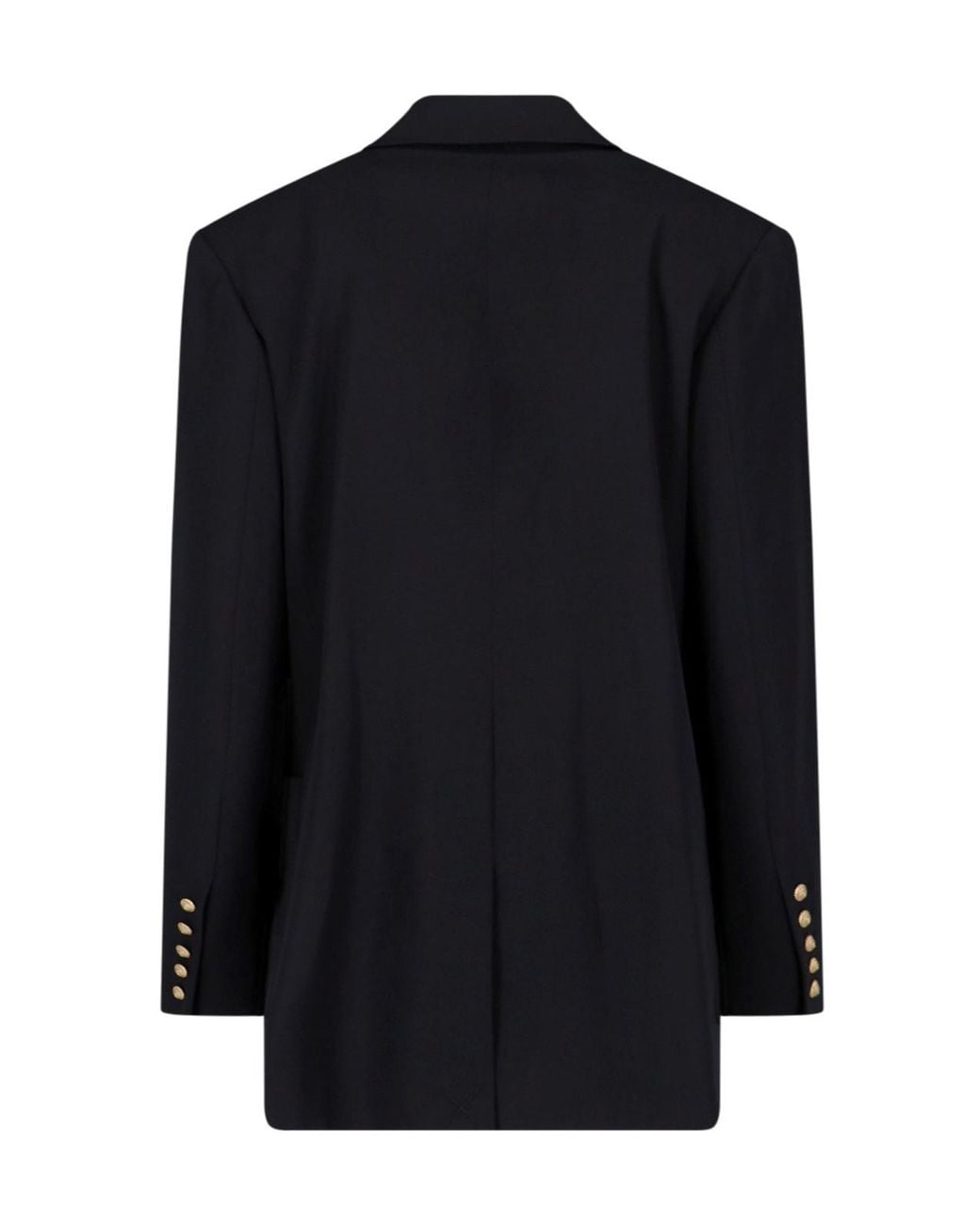 Balmain Blue Double-Breasted Tailored Blazer