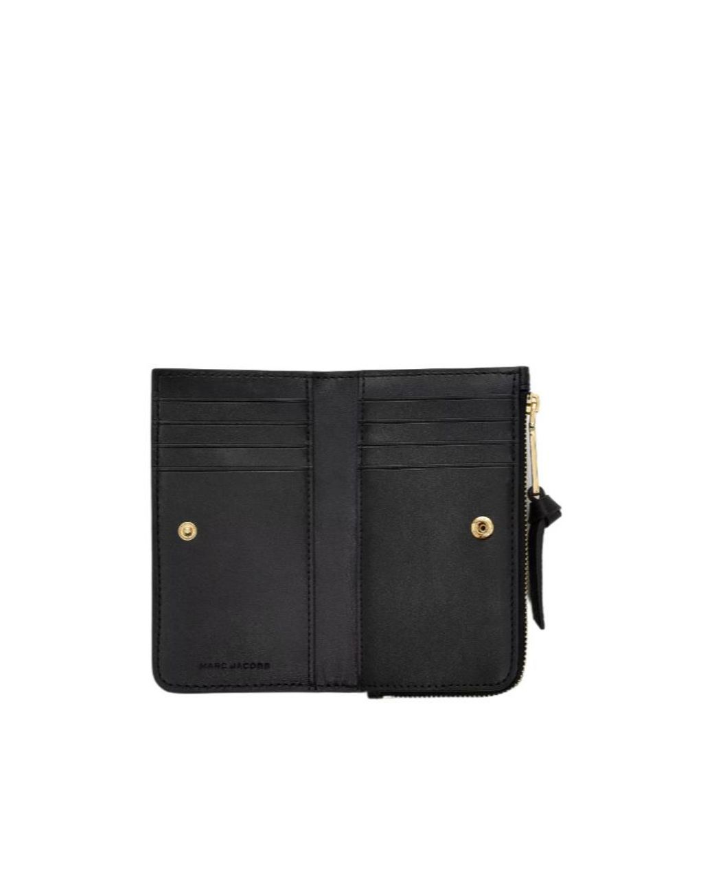 Marc Jacobs Black The Wallet Zip Around Wallet