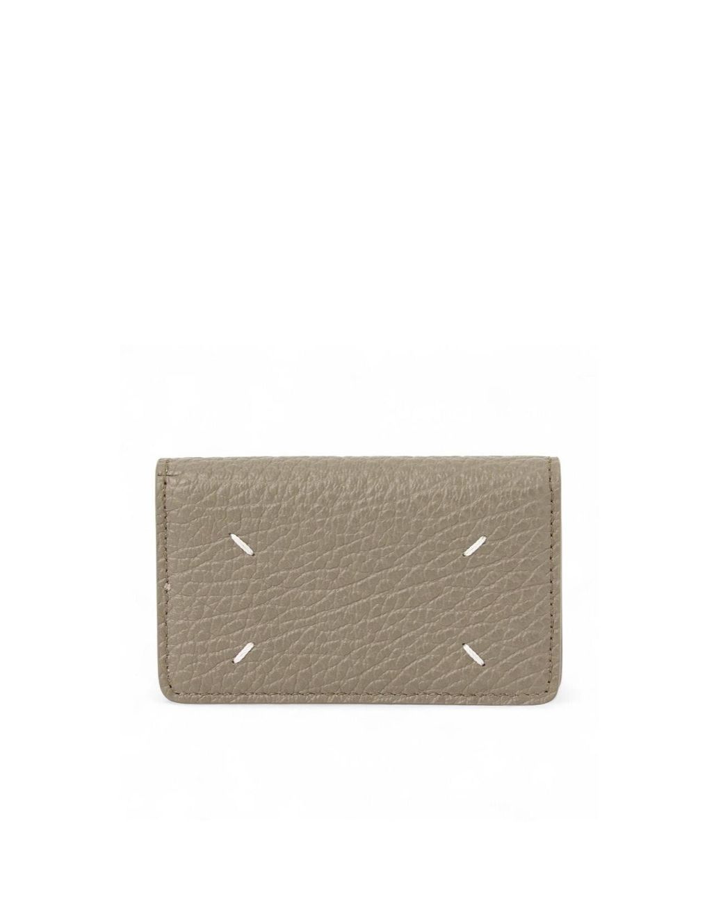 Maison Margiela Gray Four-Slot Card Holder for men