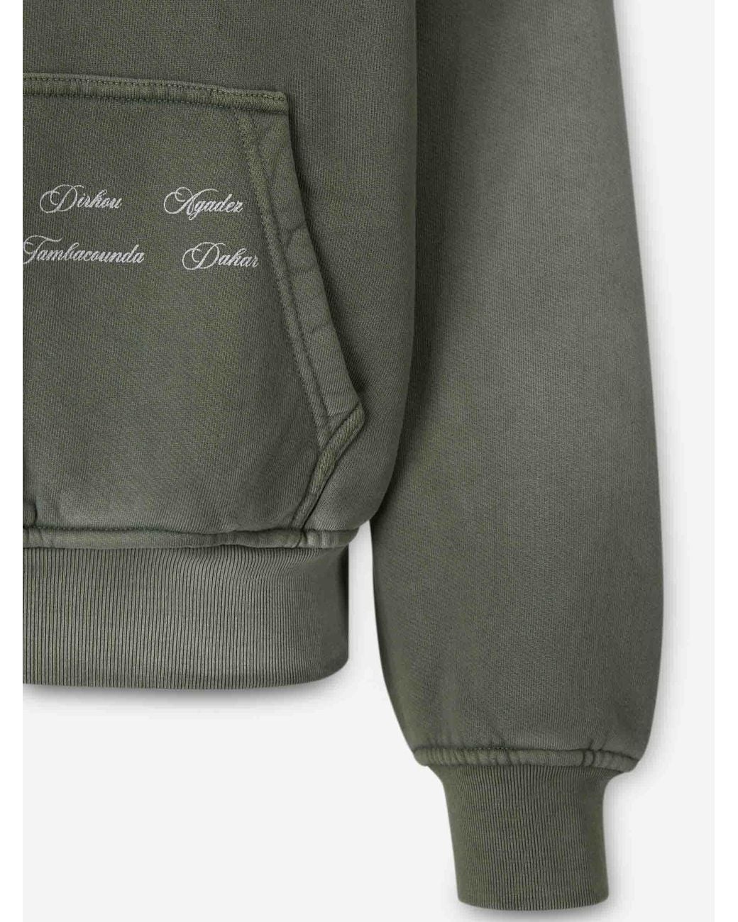 Rhude Gray Long-Sleeve Sweatshirt for men