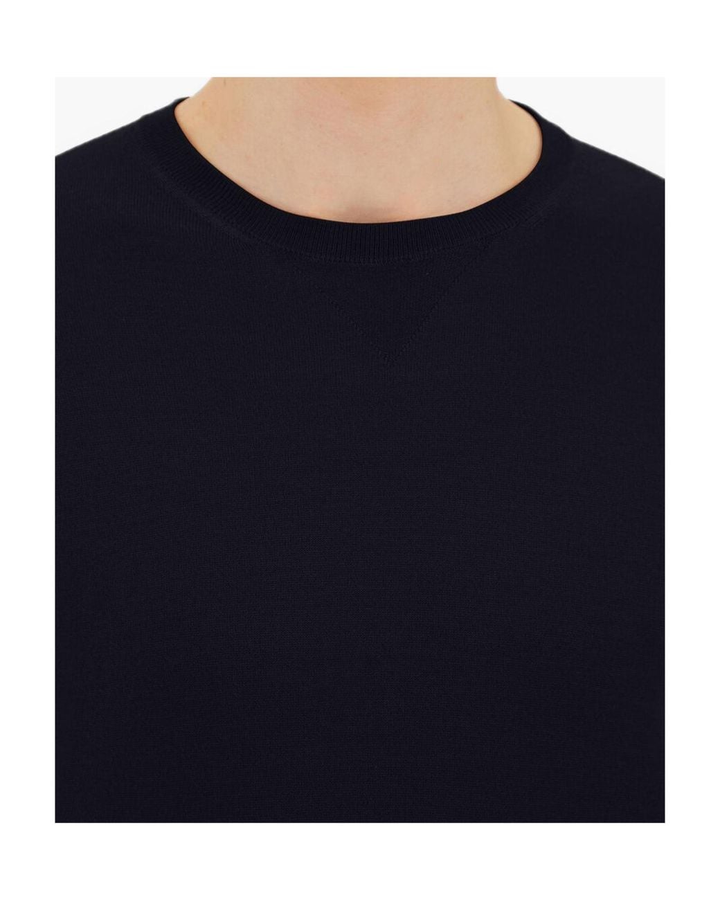 Herno Blue Logo Knitwear for men