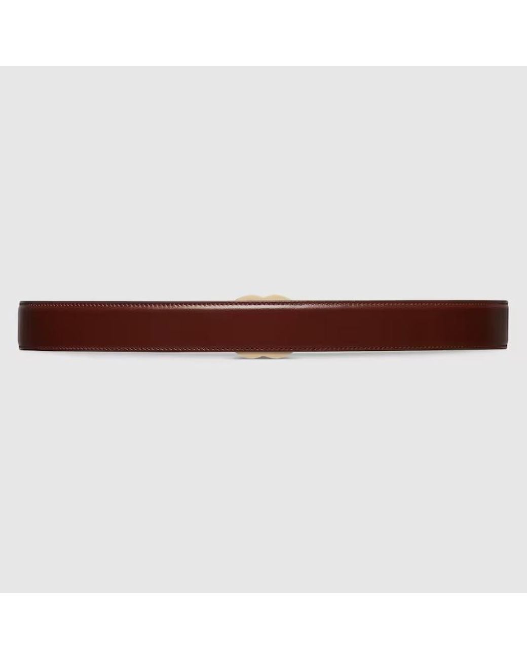 Gucci White Gg Marmont Belt