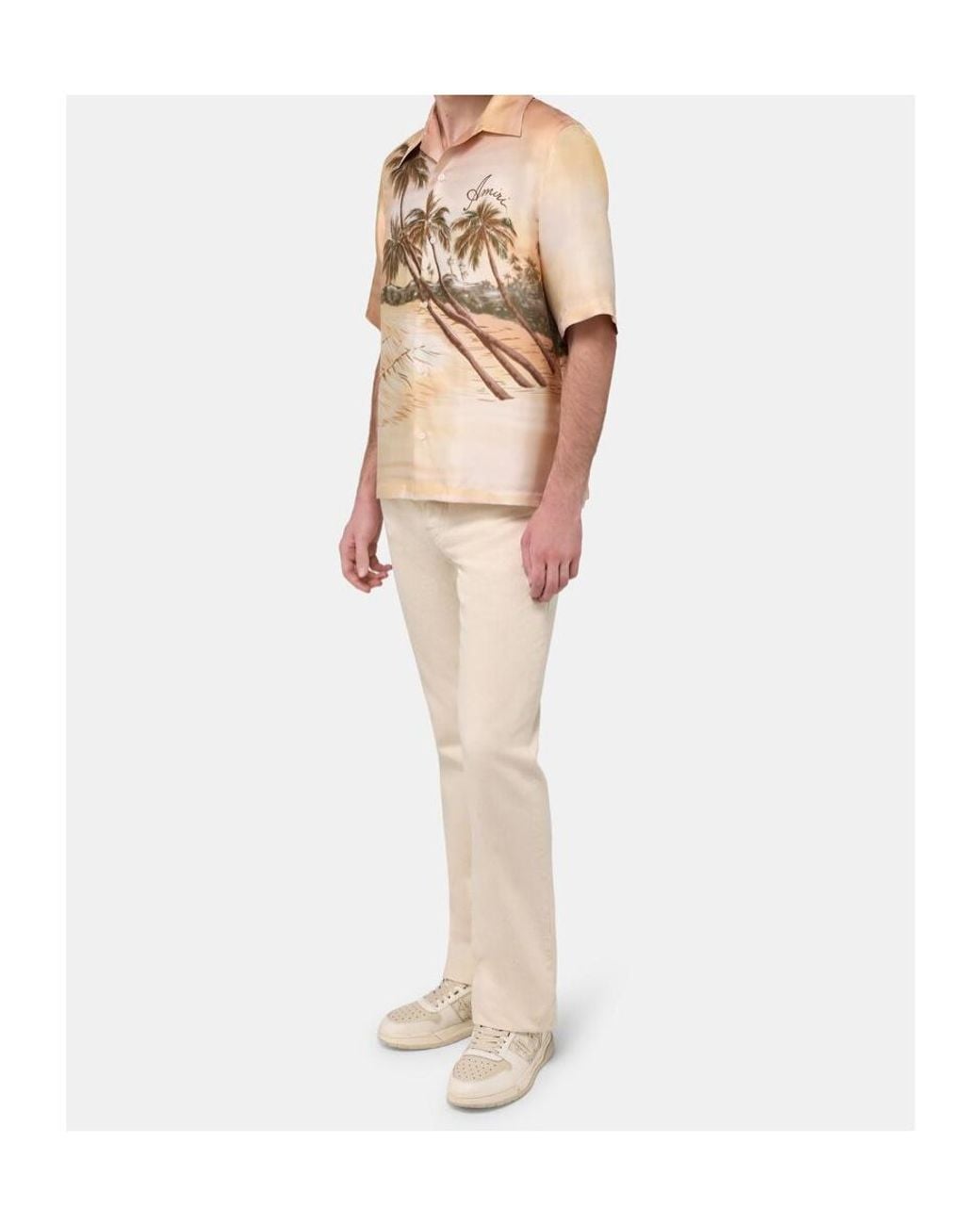 Amiri Natural Straight-Flare Jeans for men