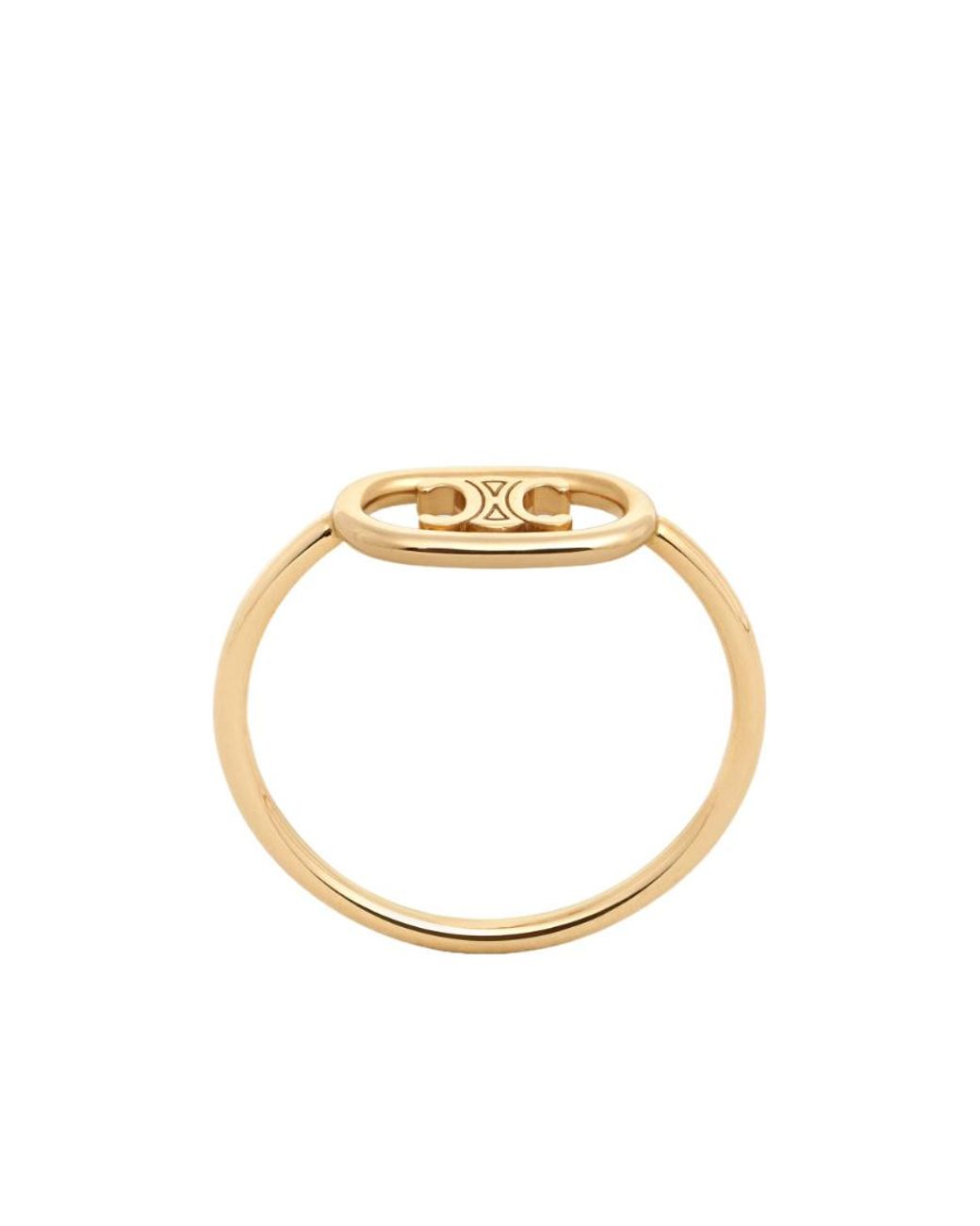 Céline Metallic Maillon Triomphe Ring
