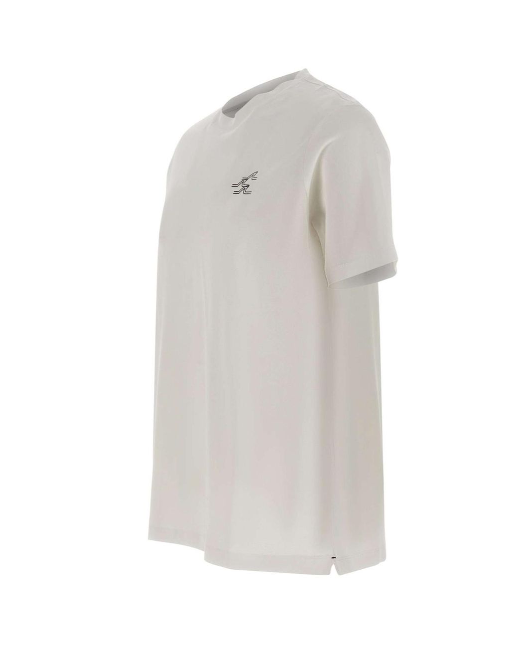 Paul & Shark White Logo Crew-Neck T-Shirt for men