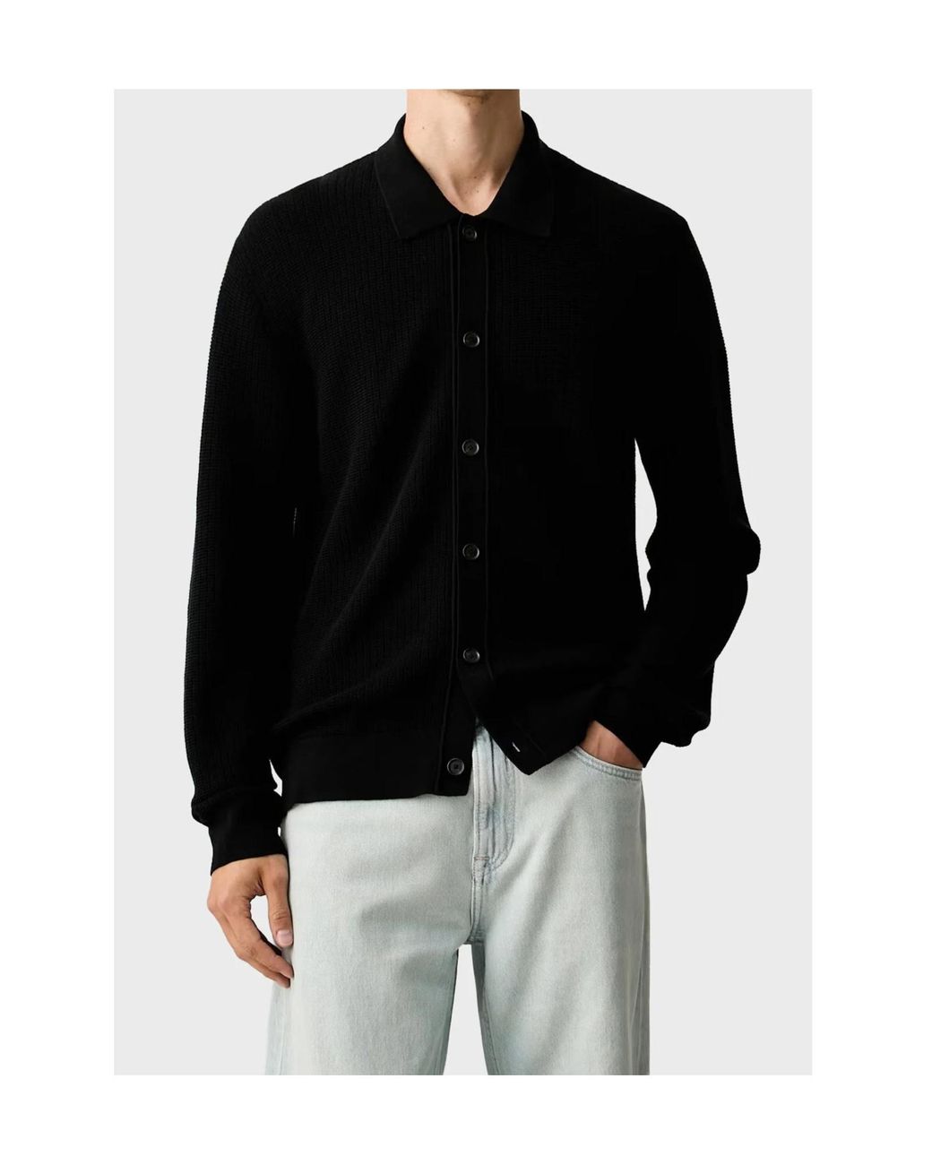 Boss Black Logo-Patch Shirt for men