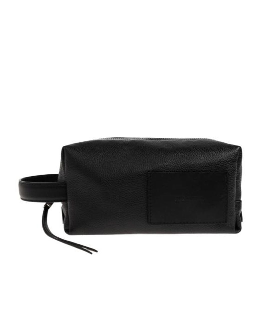 Jil Sander Black Zip-Top Toiletry Bag for men