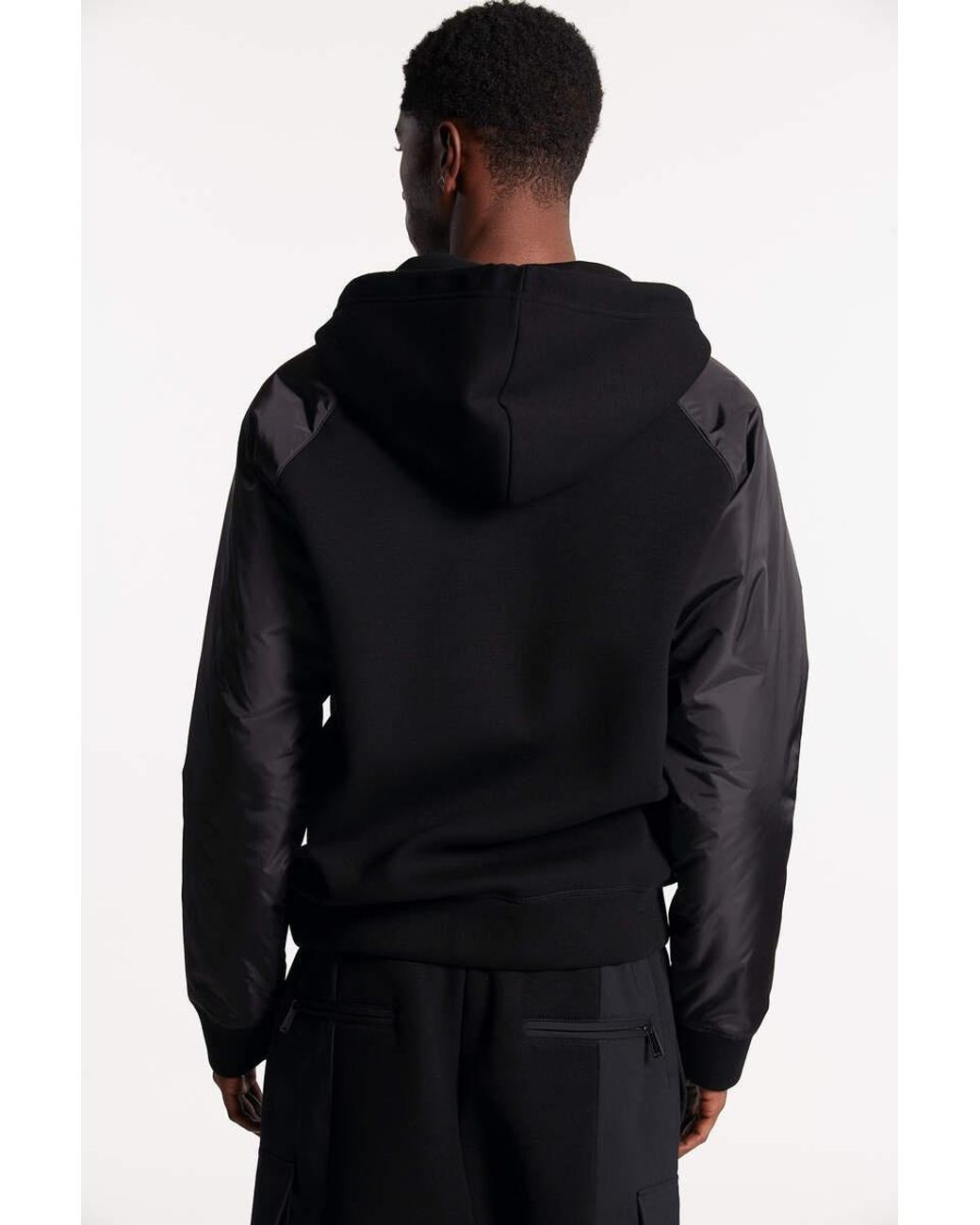 DSquared² Black Logo Printed Hooded Jacket for men