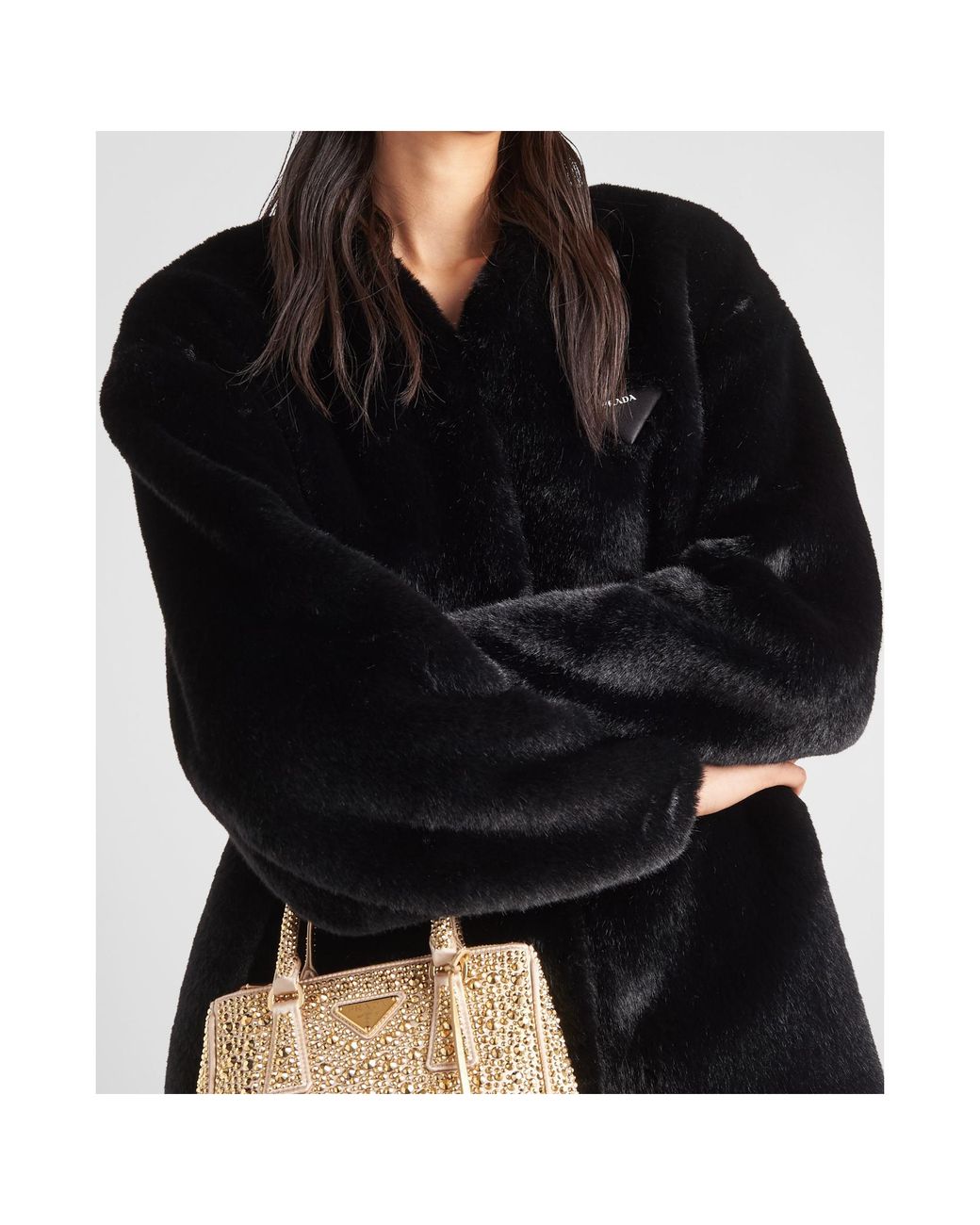 Prada Black Aspen Coat