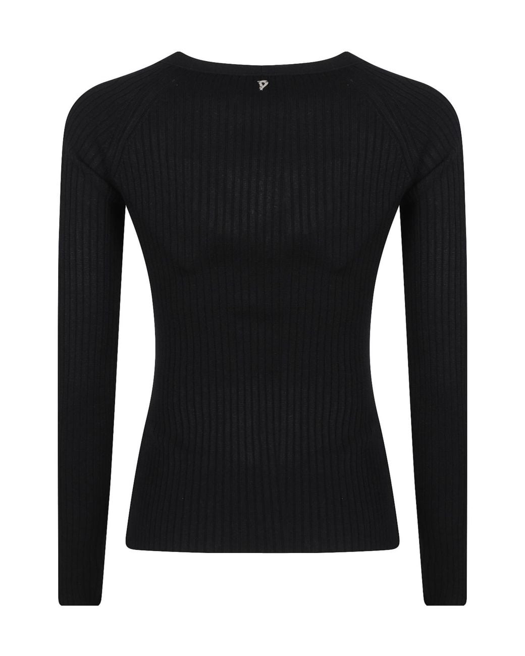 Dondup Black V-Neck Knitted Cardigan