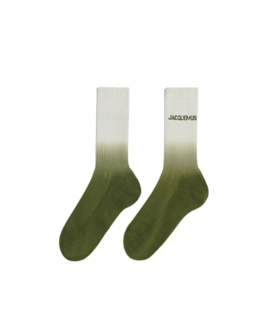 Jacquemus Green Les Chaussettes Moisson Gradient Socks