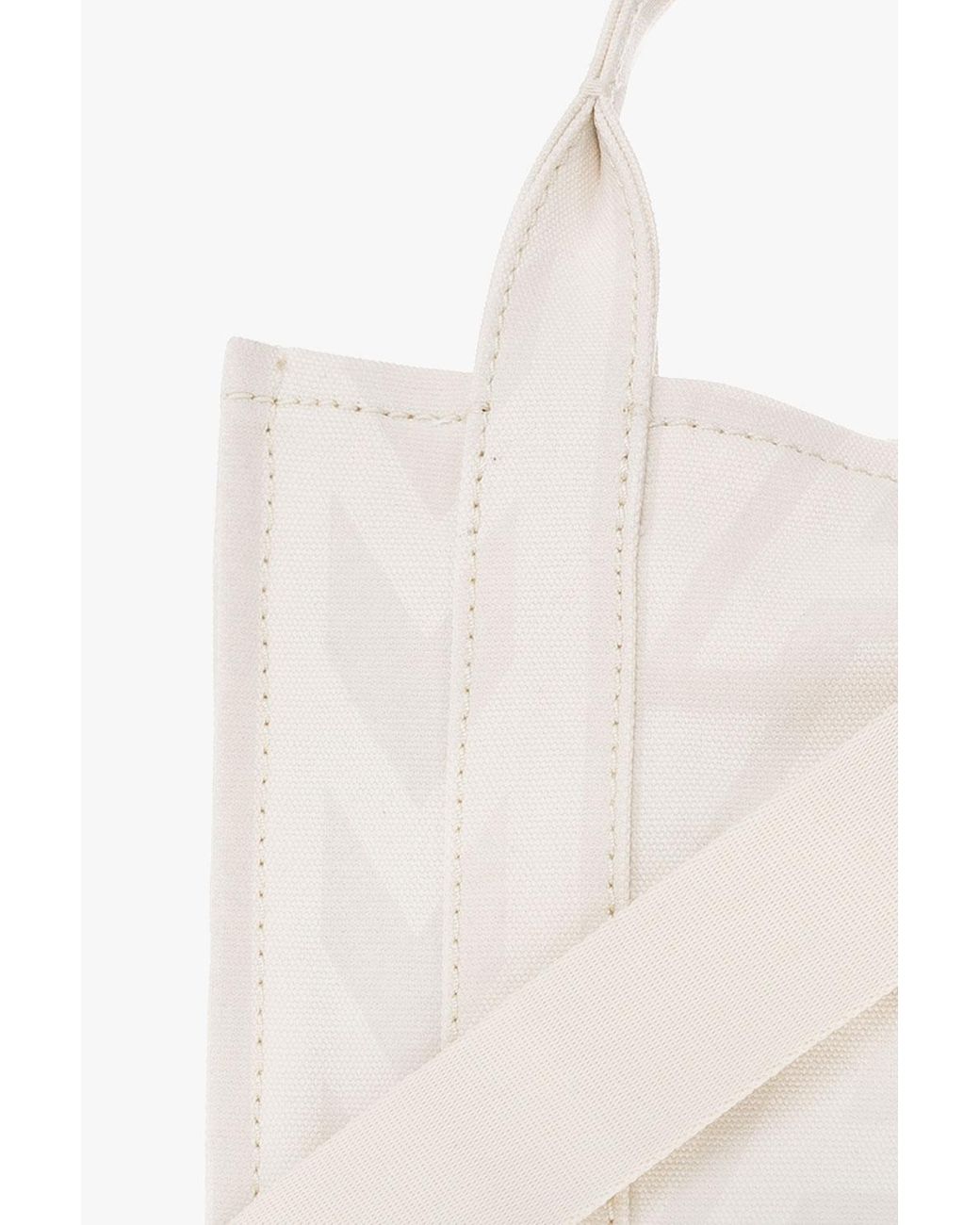 Marc Jacobs White Logo Shoulder Bag
