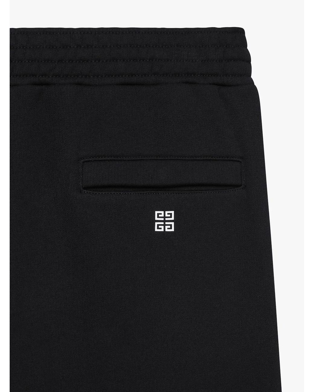 Givenchy Black Logo Printed Joggers for men