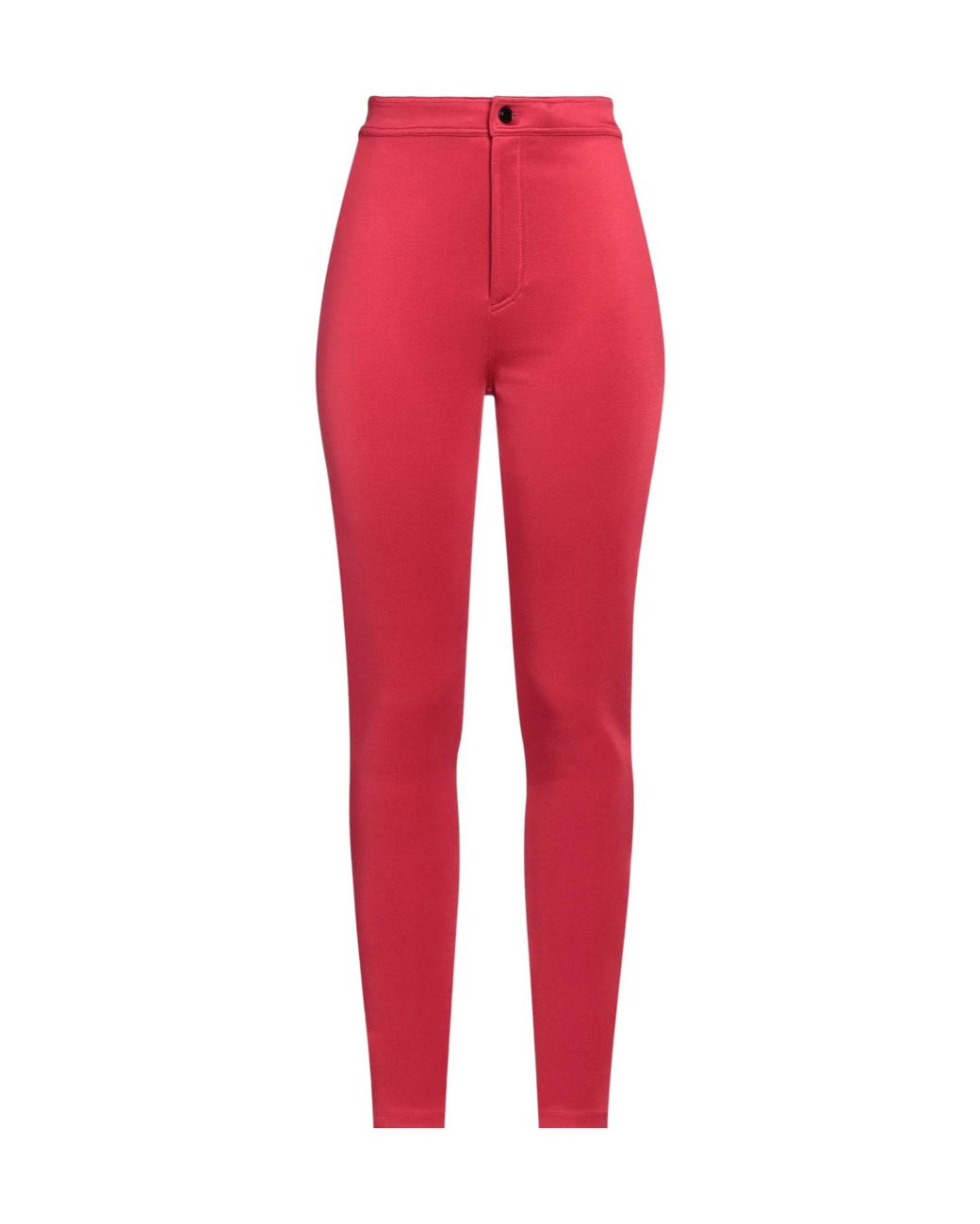 Saint Laurent Red Simple Solid Color Casual Pants