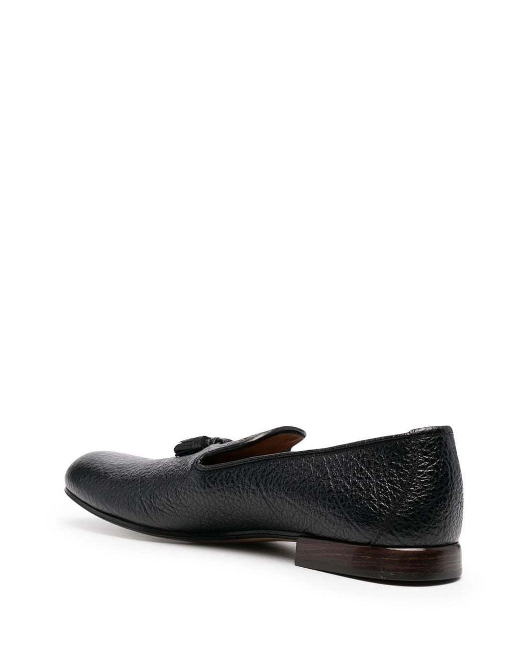 Tom Ford Black Round-Toe Loafers for men