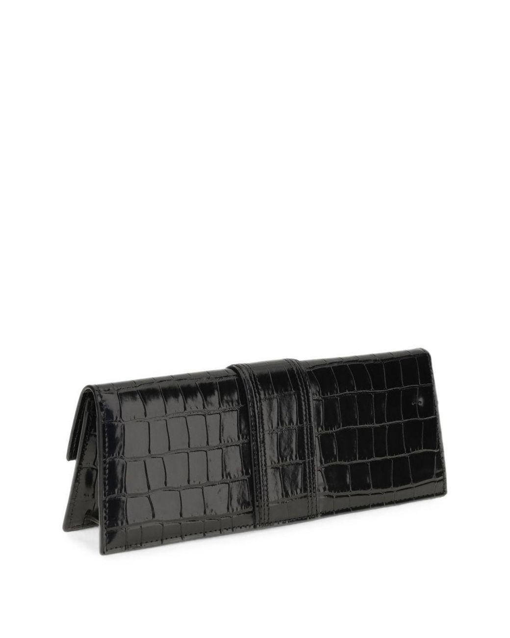 Jacquemus Black La Pochette Bambino Embossed Clutch Bag