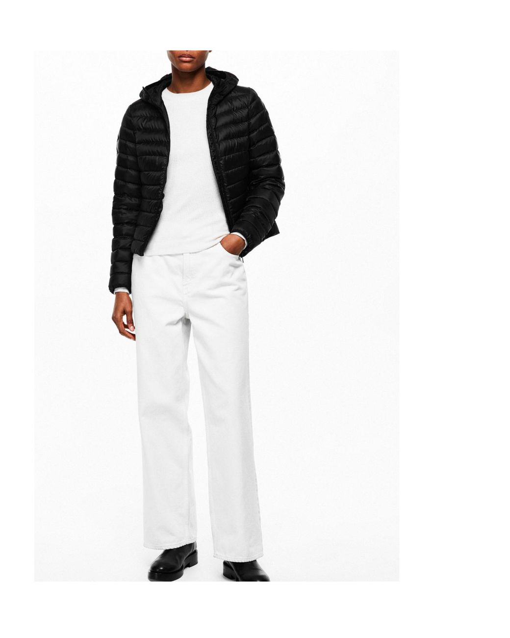 Canada Goose Black Aethera Short Puffer Jacket