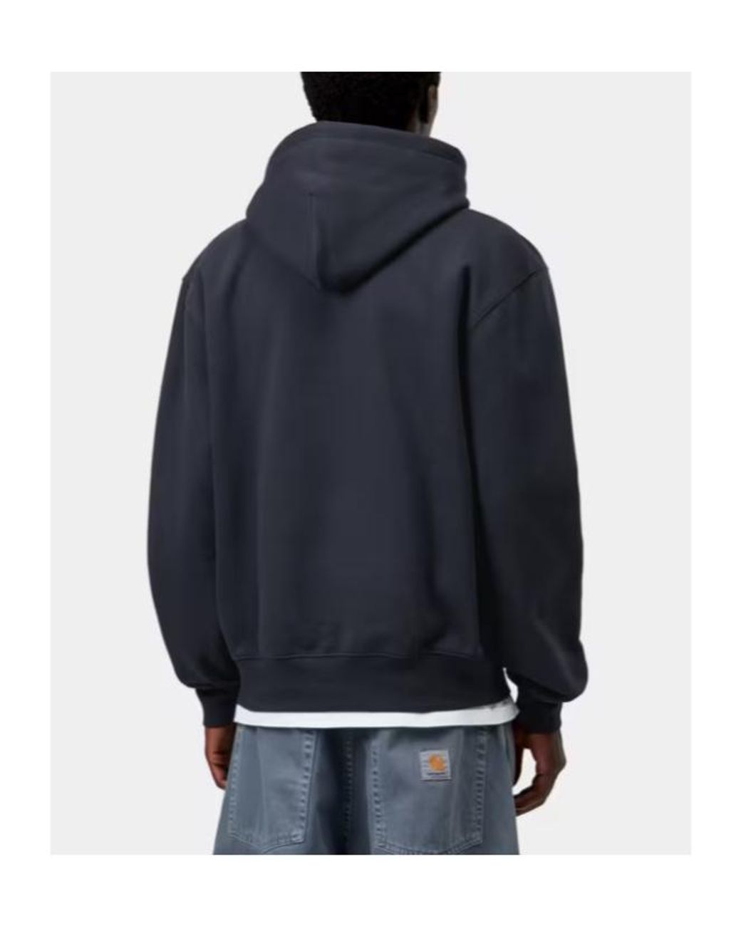 Carhartt Blue Hooded Sweatshirt for men