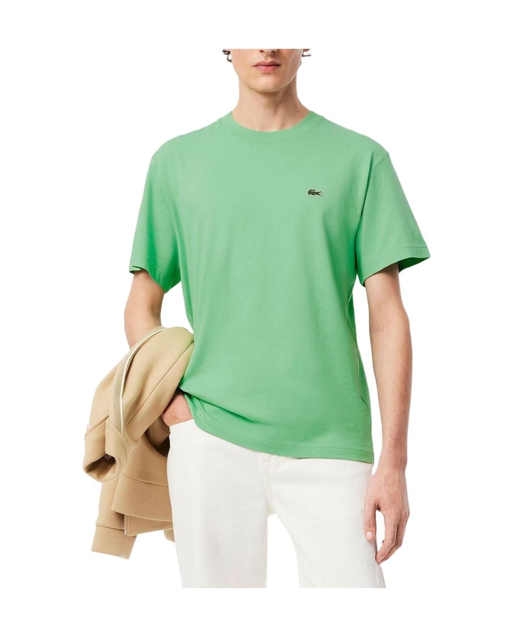 Lacoste Green Crewneck Shortsleeve Tshirt for men
