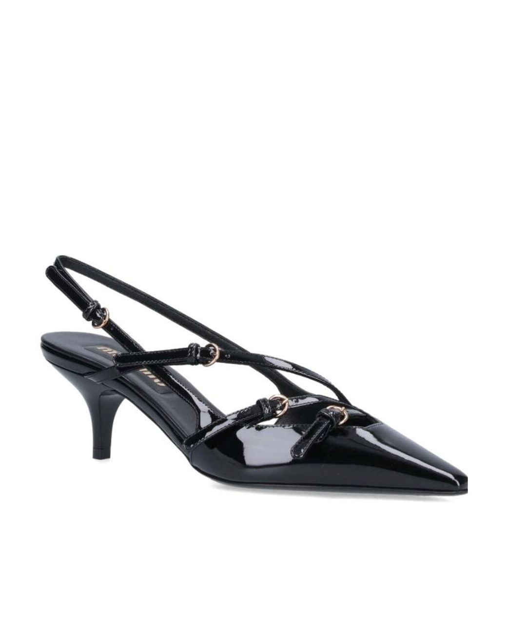 Miu Miu Multicolor Pointed Toe Slingback Pumps