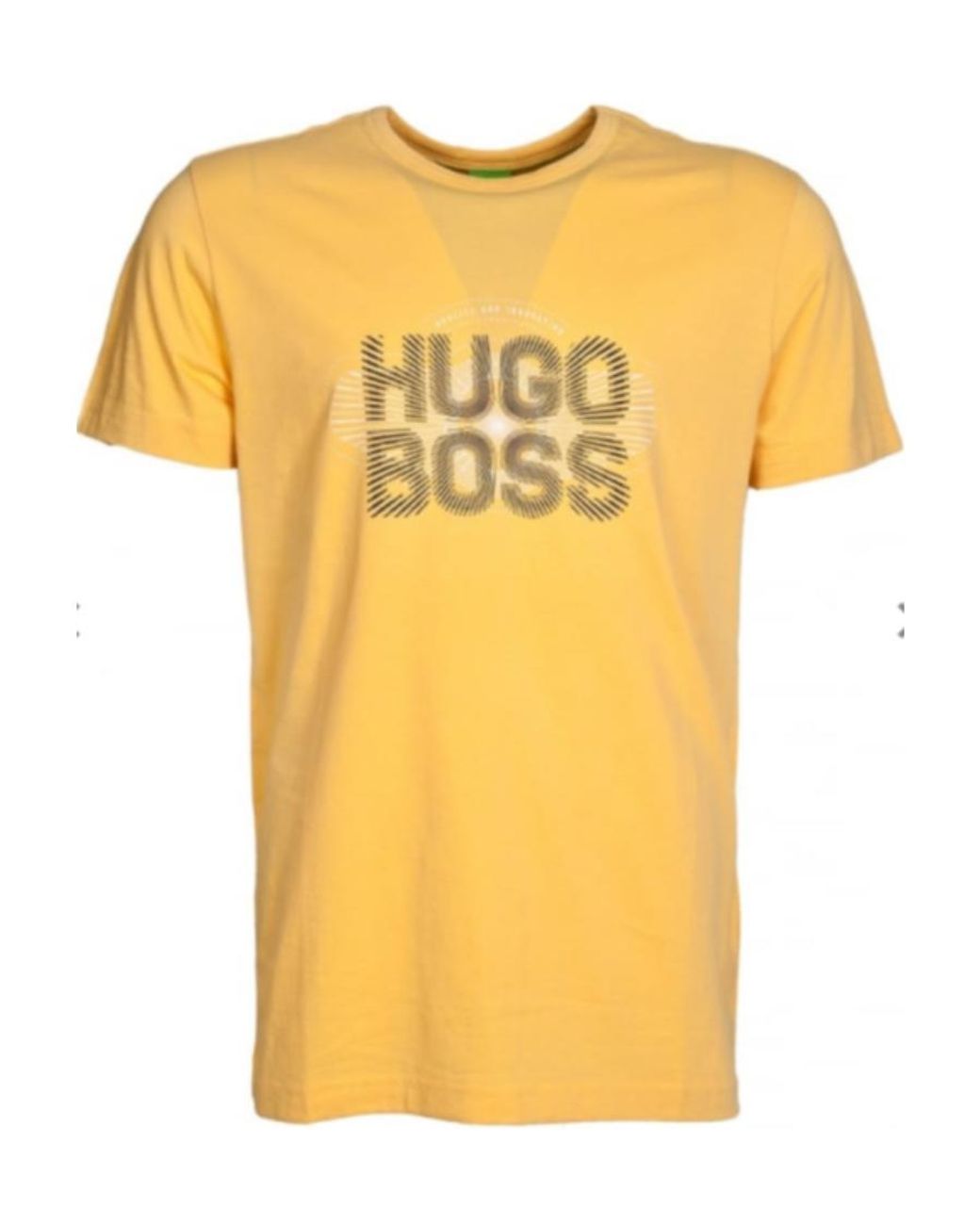 Boss Yellow Logo Details T-Shirt for men