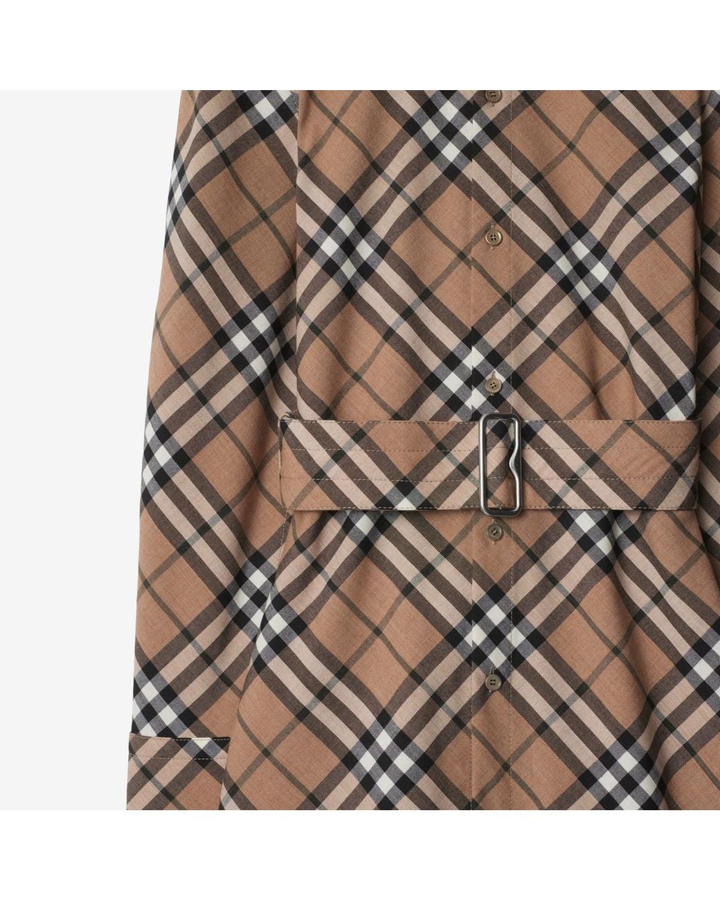 Burberry Brown Shirt Dresses