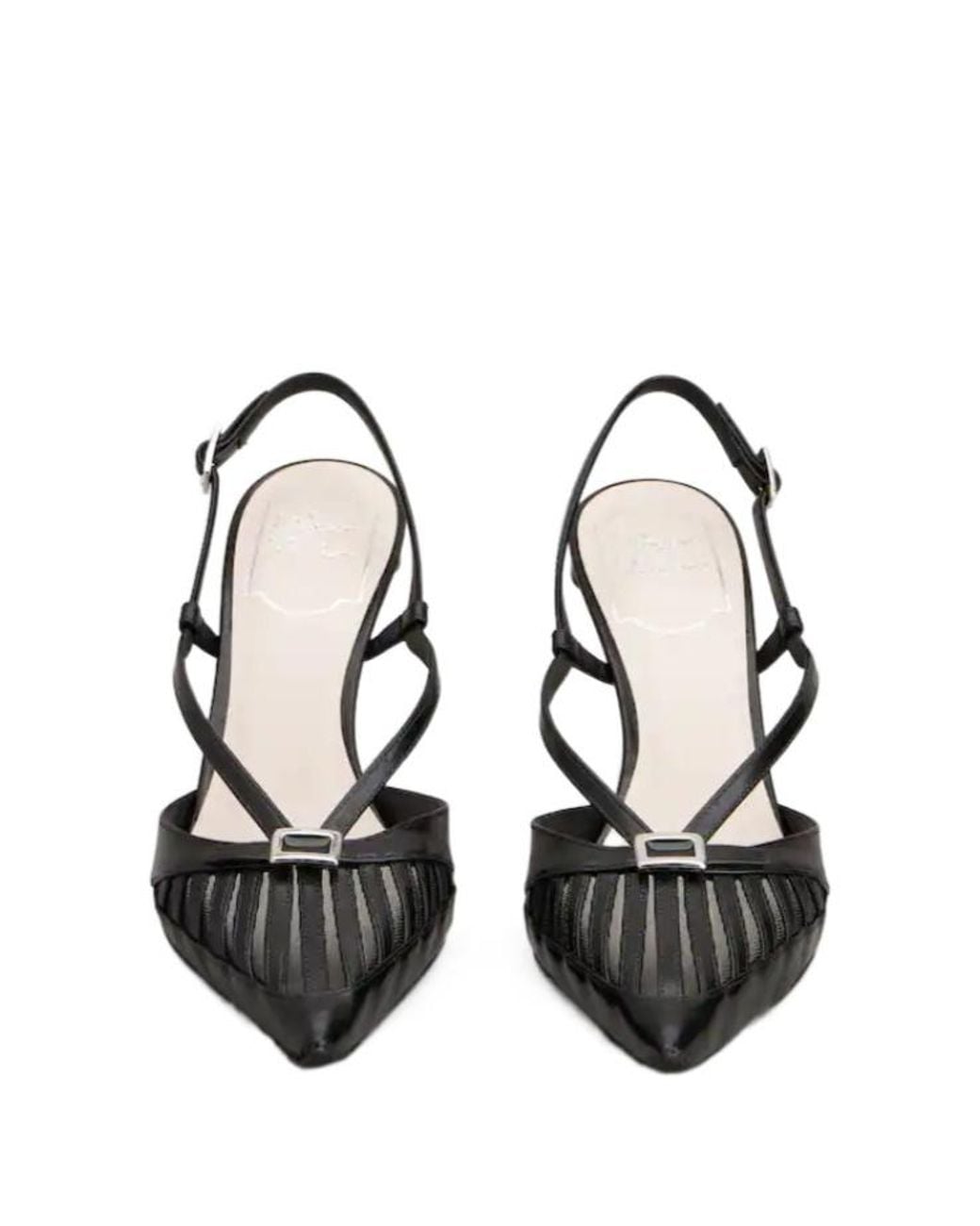 Roger Vivier Black Virgule D'Orsay Pumps