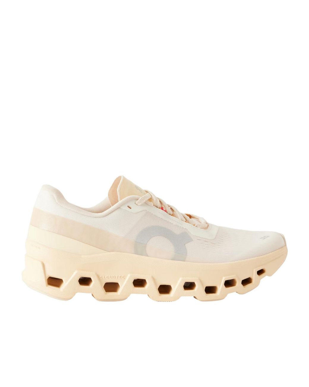 On Shoes Natural Rubber-Trimmed Mesh Sneakers