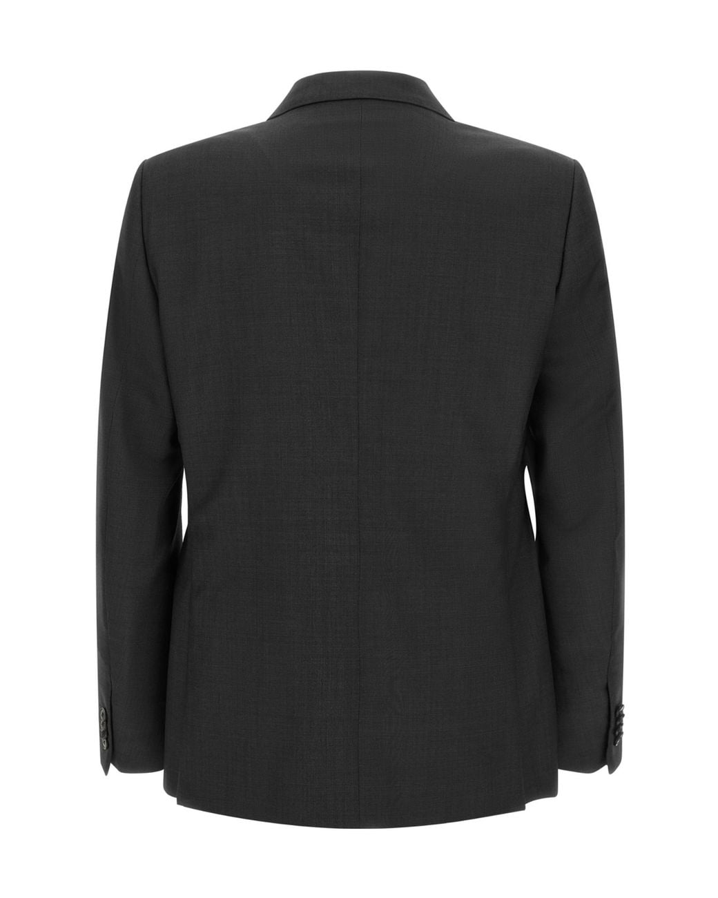 Zegna Black Single-Breasted Two-Piece Tailored Suit for men