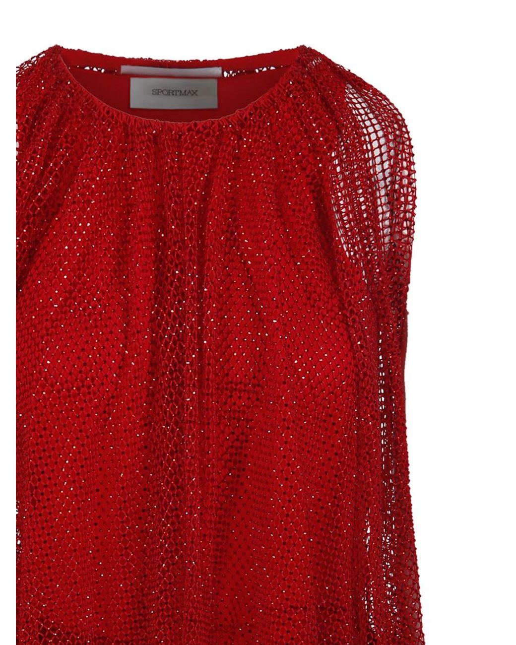 Sportmax Red Nodo Tank Top