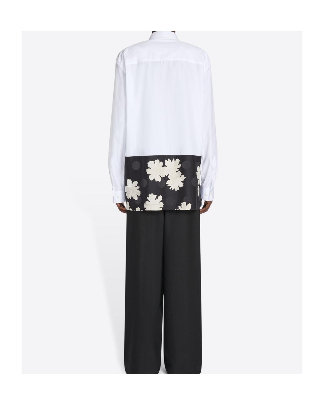 Dries Van Noten White Capero Long-Sleeved Shirt for men