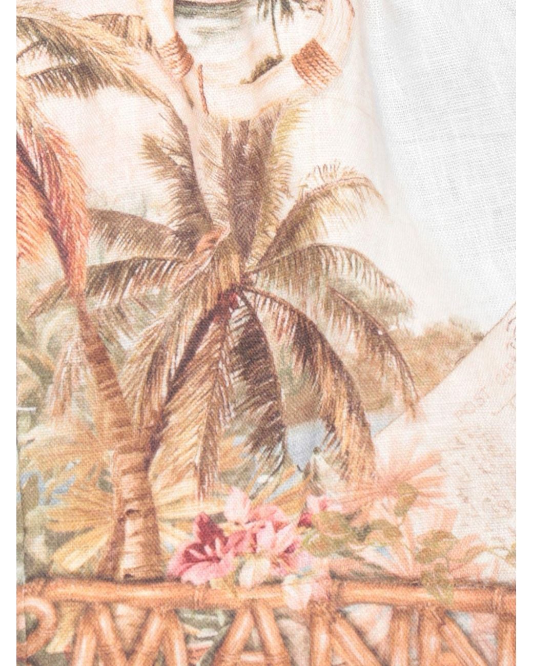 Zimmermann Natural Mahon Relaxed Shorts