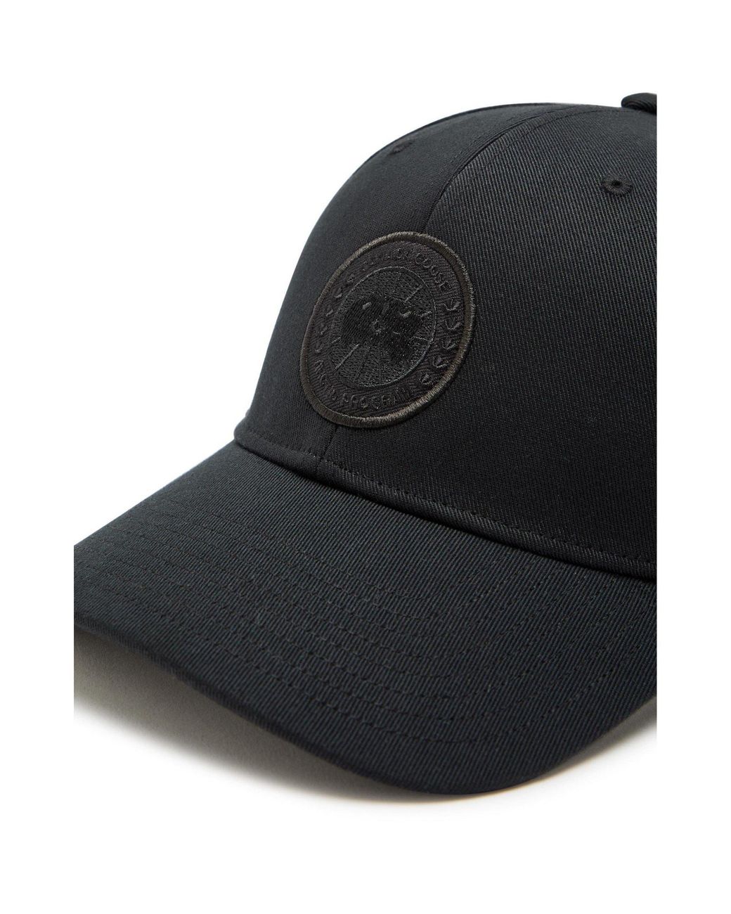Canada Goose Black Six-Panel Baseball Cap for men