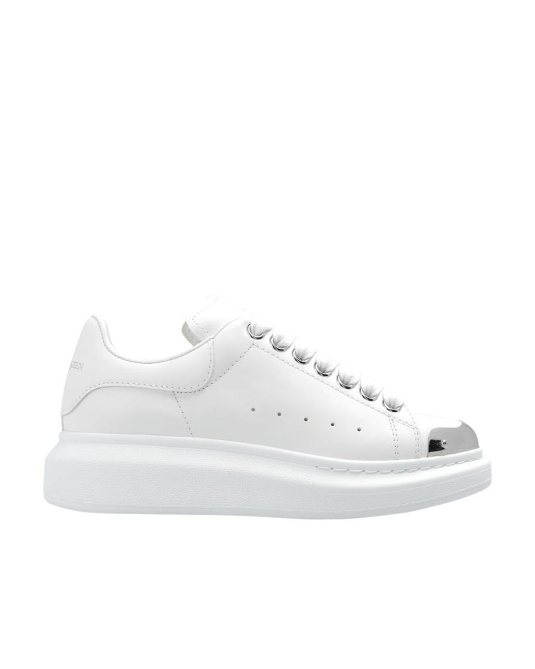 McQueen White Oversized Low-Top Sneakers