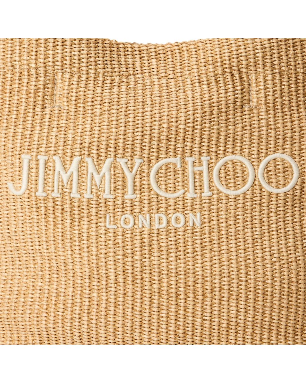 Jimmy Choo Natural Simple Straw Bag