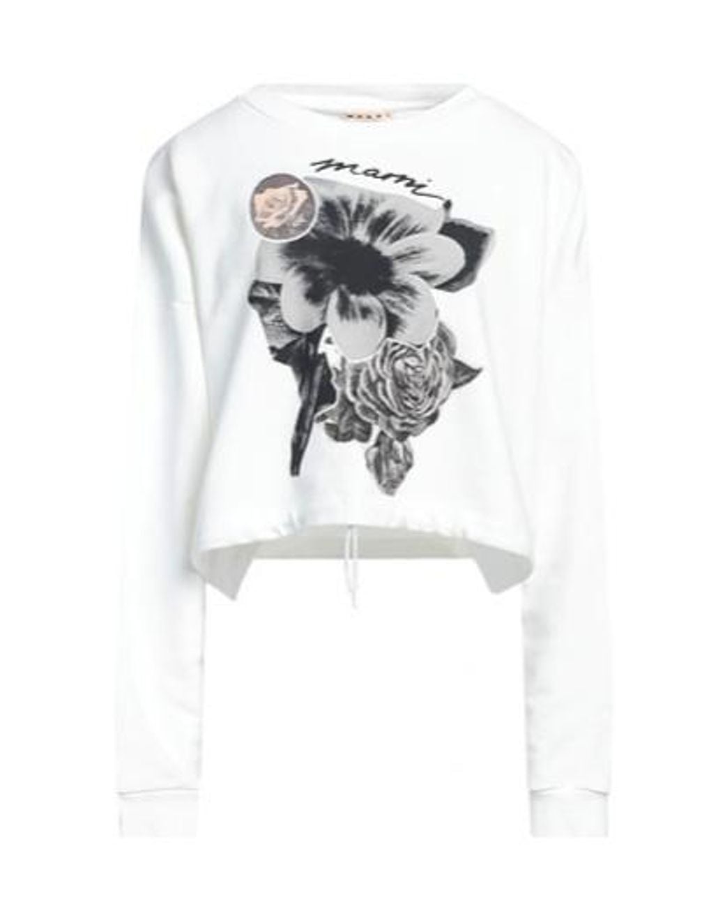 Marni White Sweatshirt Cotton