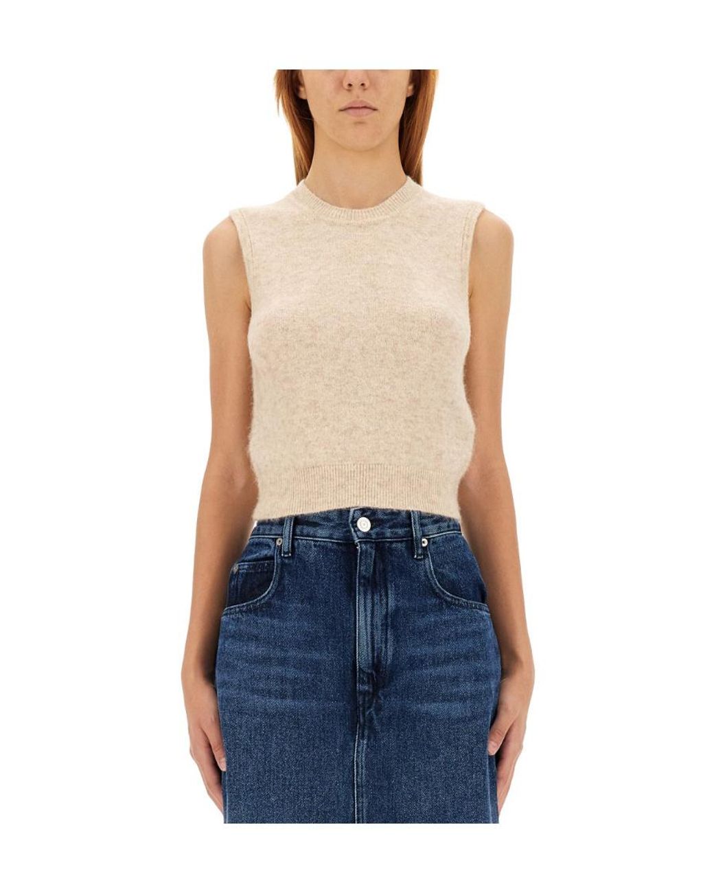 Isabel Marant Natural Isabel Marant Étoile Ametis Knitted Vest