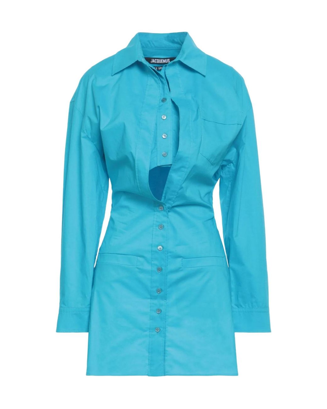 Jacquemus Blue Mini Dress