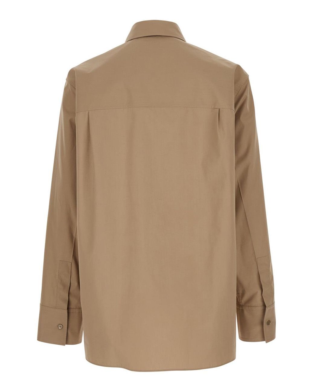Gucci Natural Embossed Long-Sleeve Poplin Shirt for men